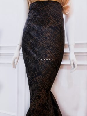 LEOPARD BLACK BROWN