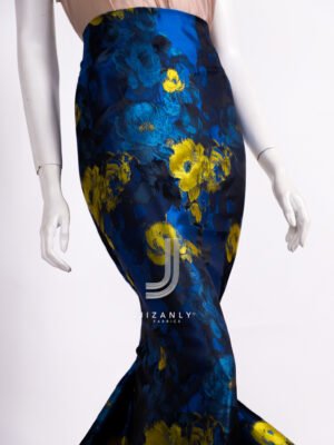 Semi lamer royalblue yellow