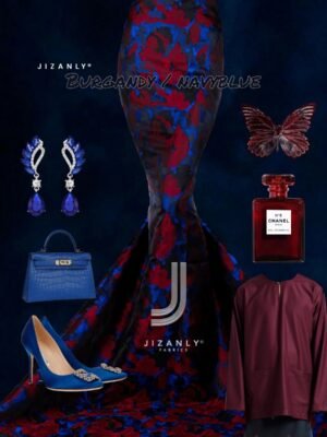 SEMI LAMER BURGANDY NAVY