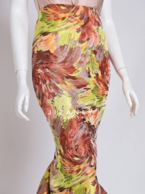 Spiral brown orange