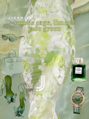 Lamer sage green / lime / jade green