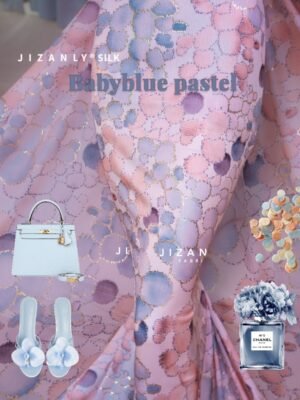 CASHMERE SILK BUBBLE  : BLUE shades