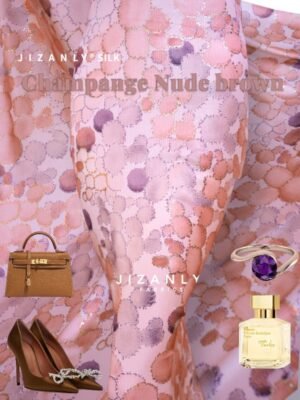 CASHMERE SILK BUBBLE  : NUDE BROWN shades