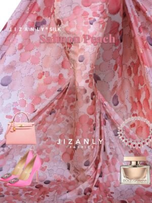CASHMERE SILK BUBBLE : SALMON PINK shades