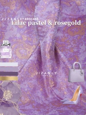 Brocade lilac & rosegold