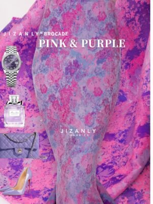 BROCADE LAMER DUSTPINK PURPLE IZI