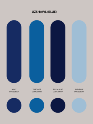 JIZSHAWL - SHADE OF BLUE