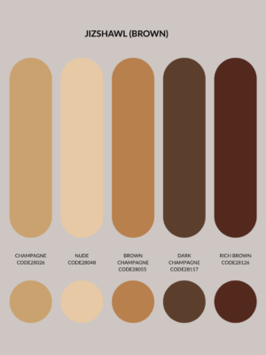JIZSHAWL - SHADE OF BROWN