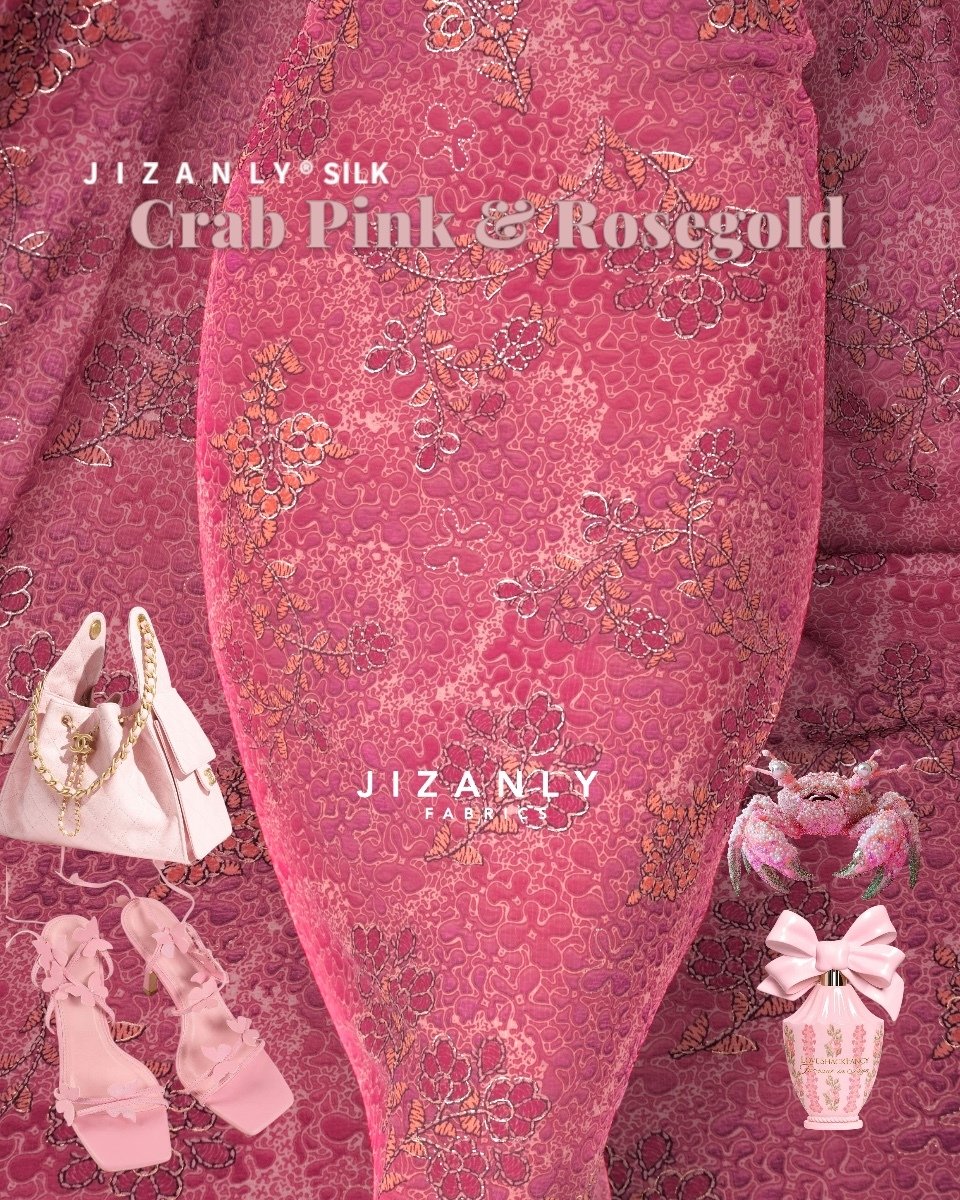 CASHMERE SILK CRABPINK & rosegold II