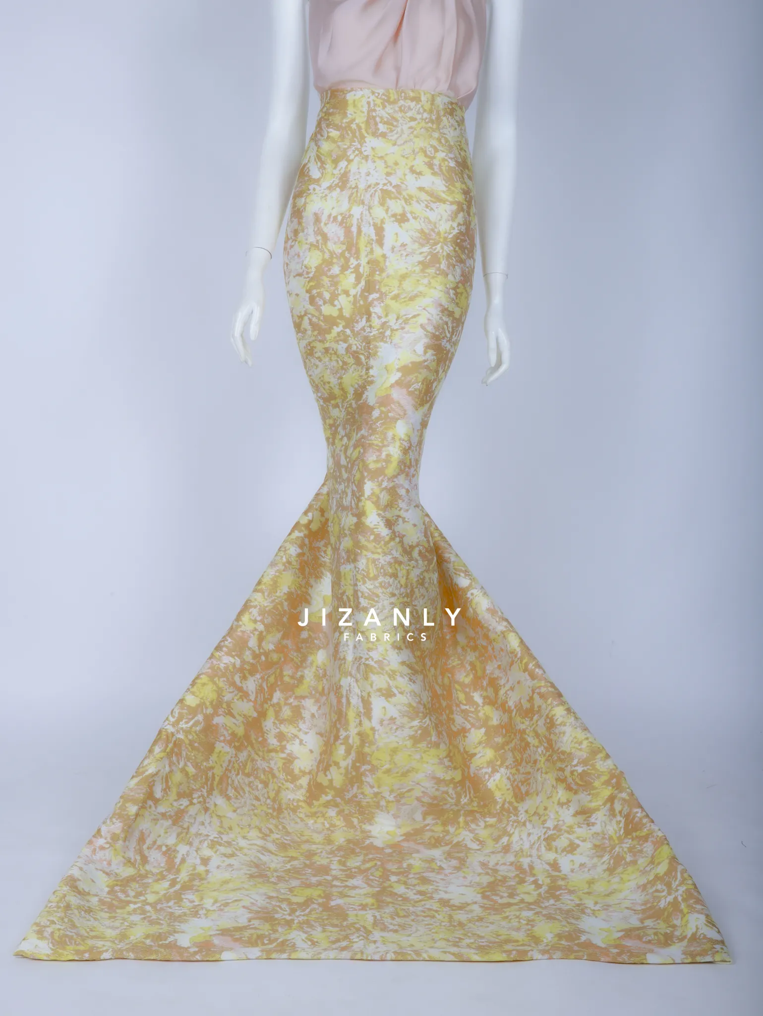 BROCADE YELLOW & CHAMPANGE - Image 5