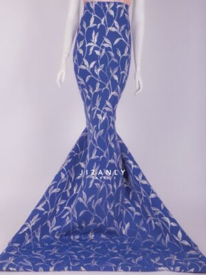 BROCADE ASHBLUE & LIGHT GREY