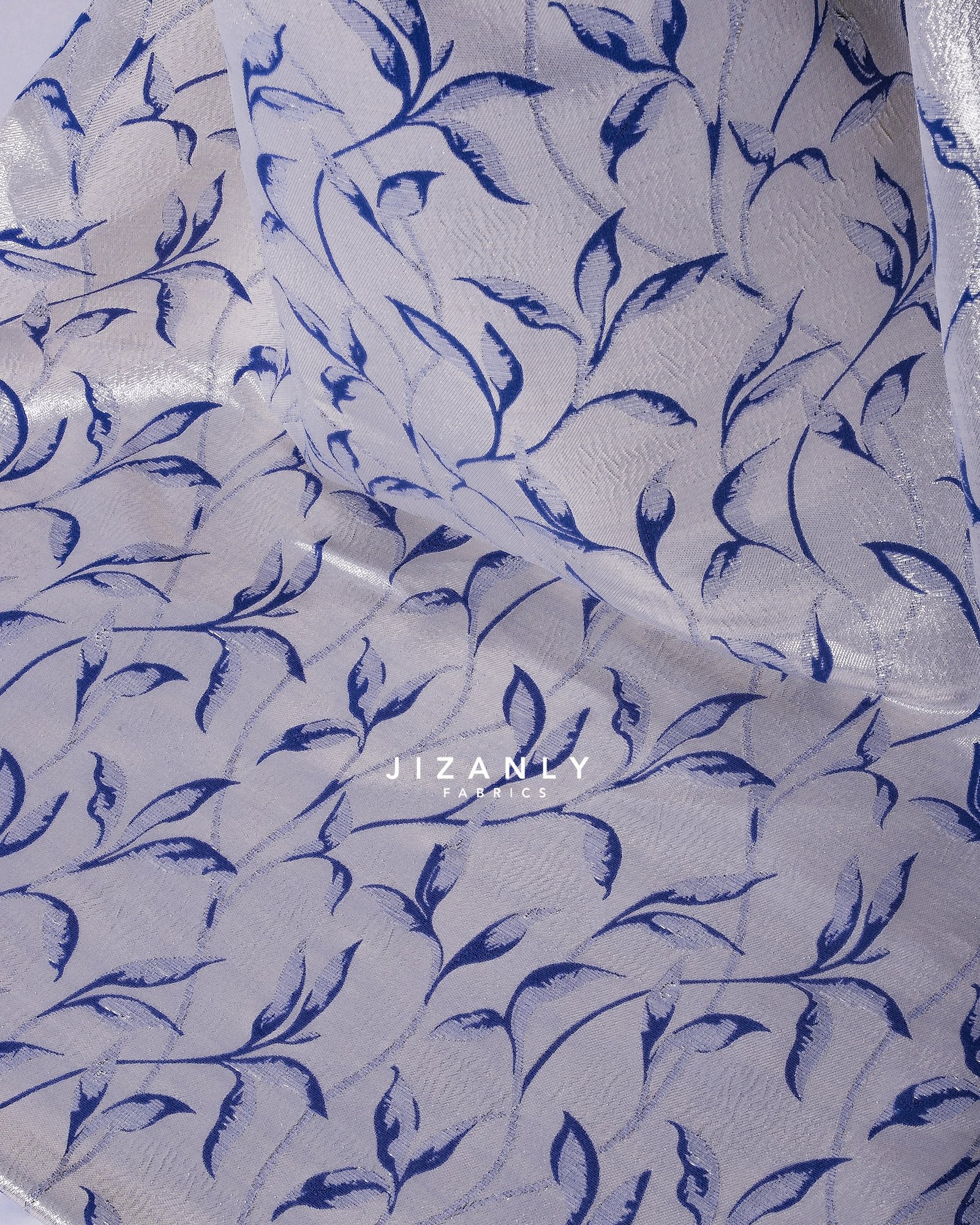BROCADE ASHBLUE & LIGHT GREY - Image 6